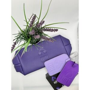 NEW Carnival Cruise Elite Purple Toiletries Bag  Shaving Cos Kit + Luggage Tags